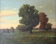 Charles S. Dorion summers day landscape Sweden oil painting artist